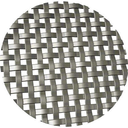 Designs Of Distinction .1875" Flat Square Decorative Grille - Antique Pewter, 18" W x 48" L Sheet 011848RE25AP1